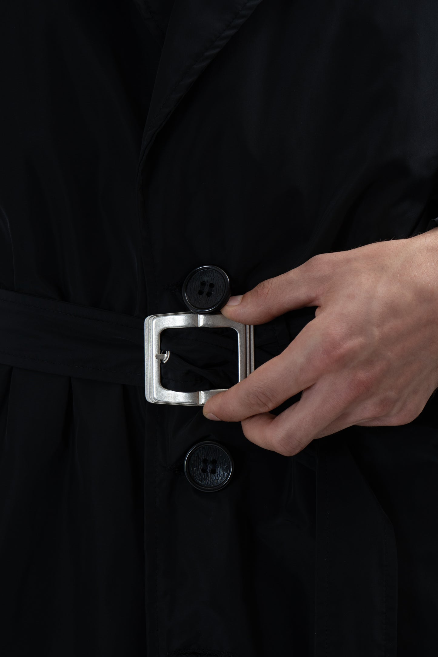 Trench oversize nylon