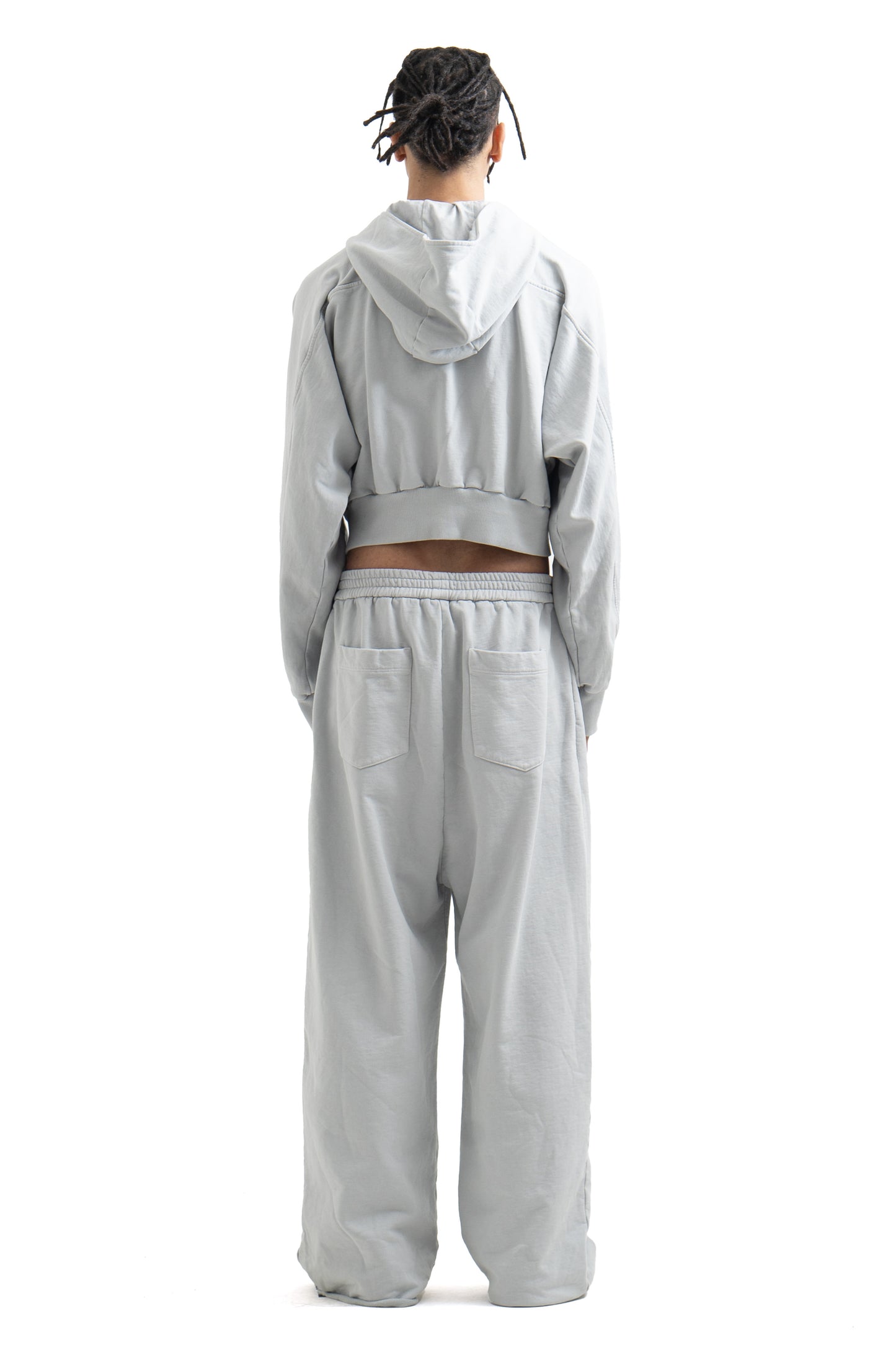 Grey IDGAF Zip Hoodie