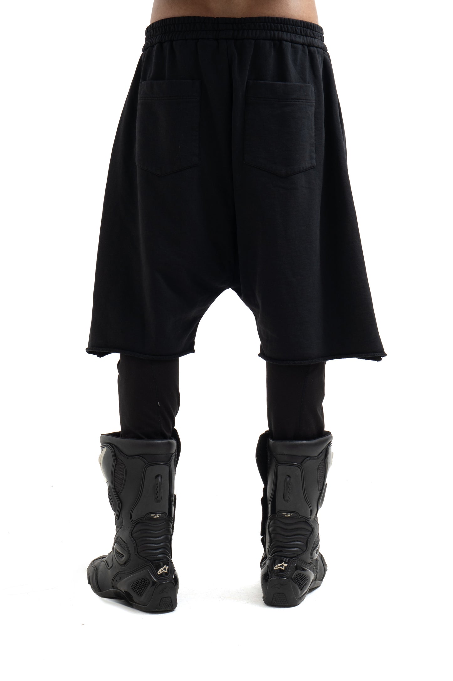Black Stamp Jorts