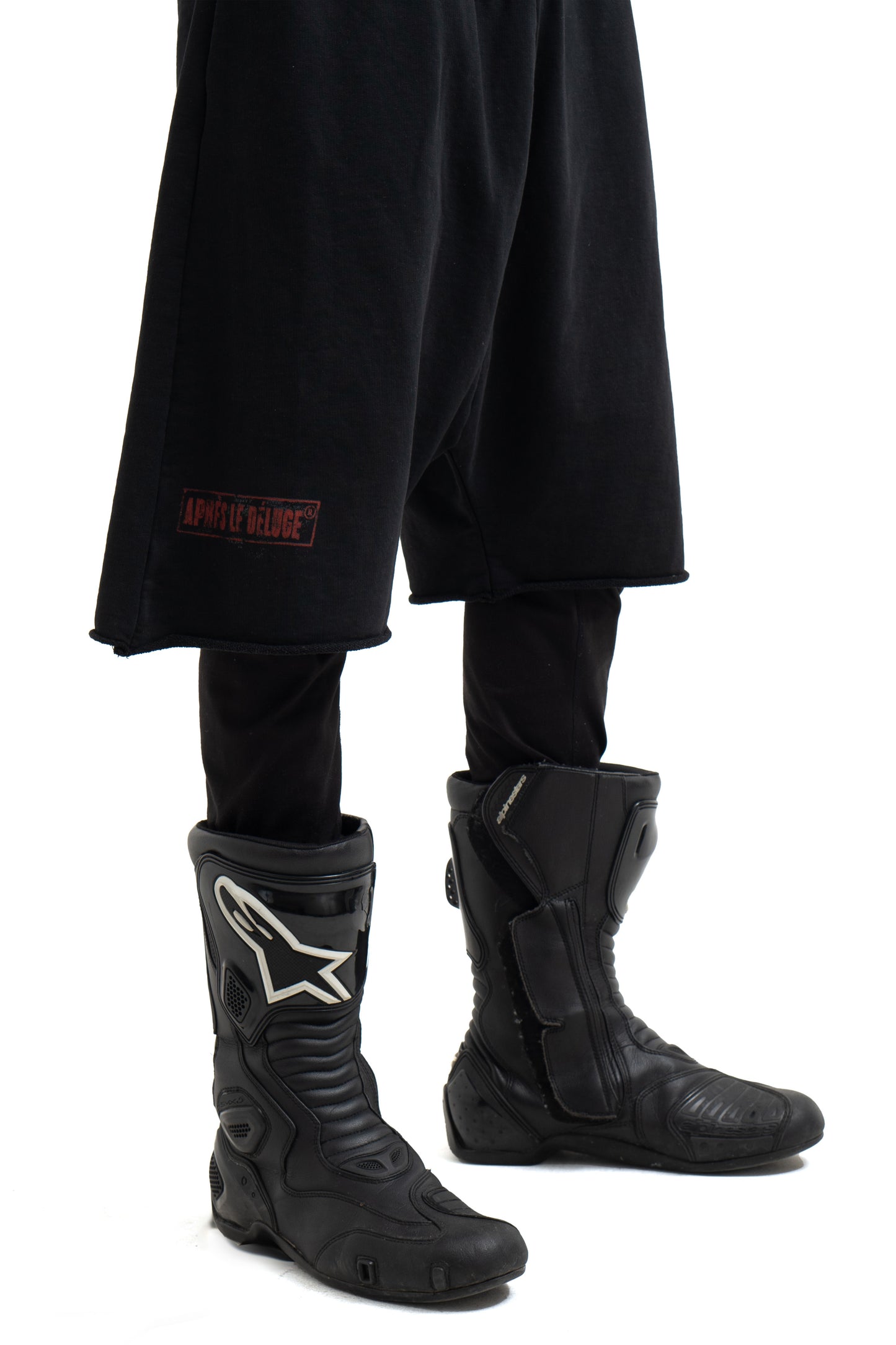 Black Stamp Jorts