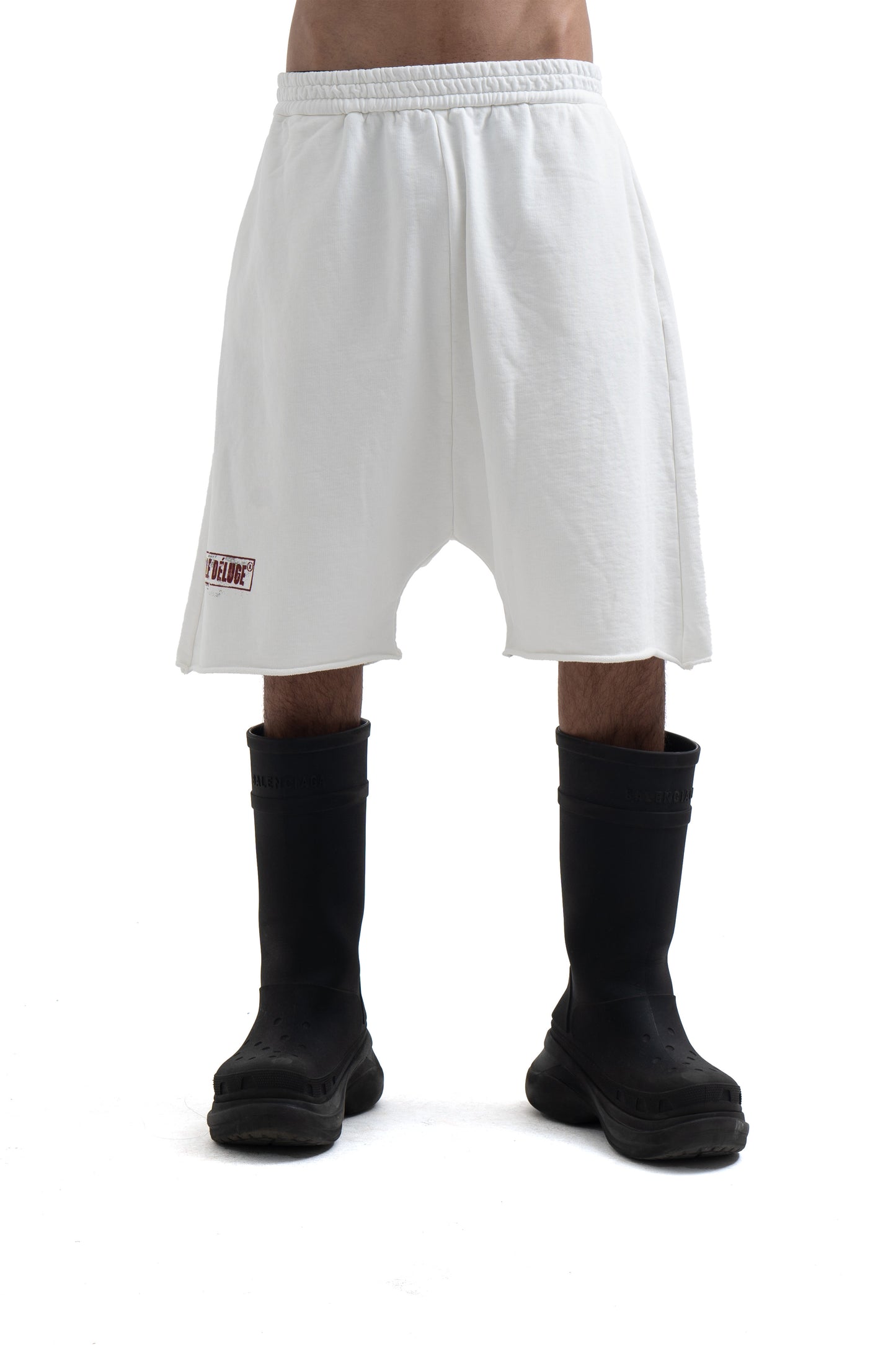 White Stamp Jorts