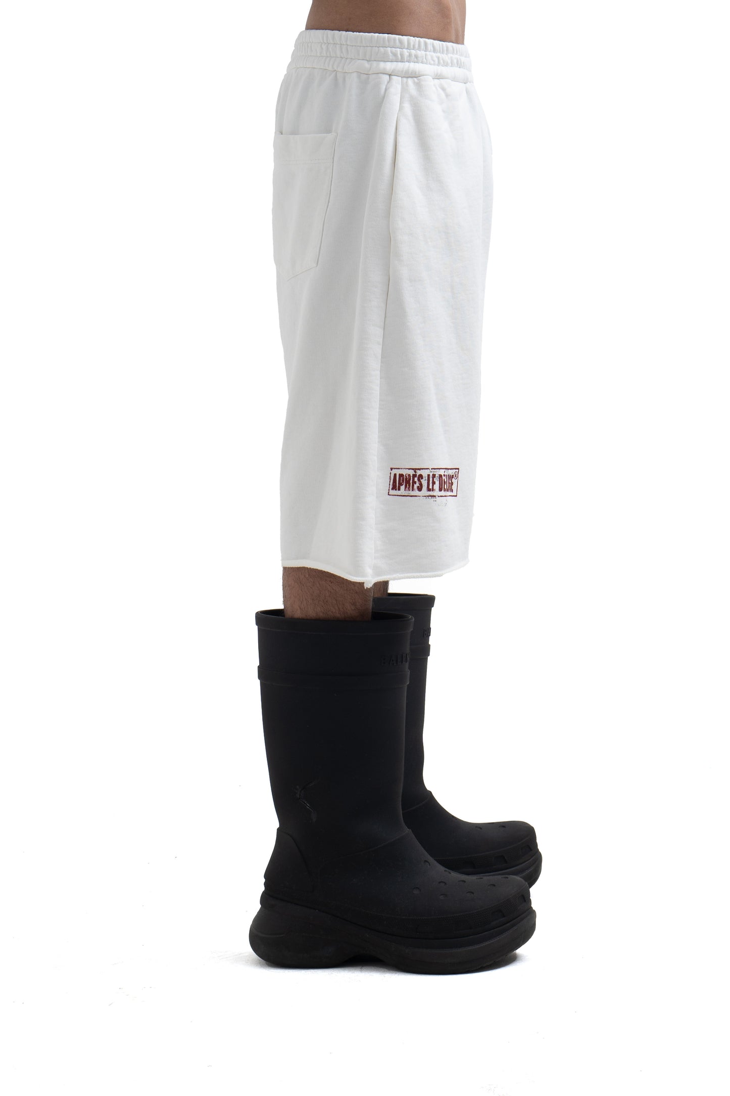 White Stamp Jorts