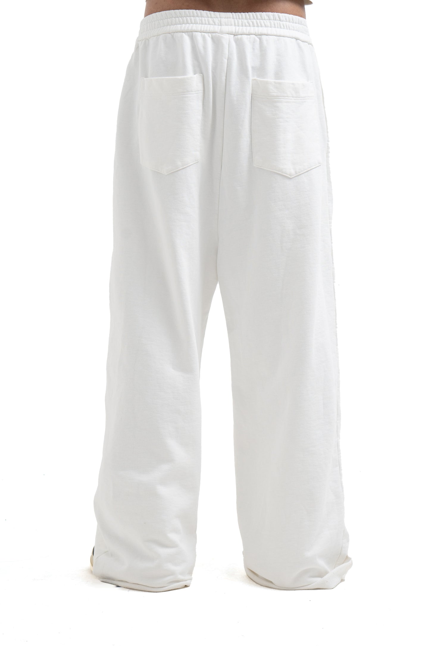 White Stamp Sweatpants