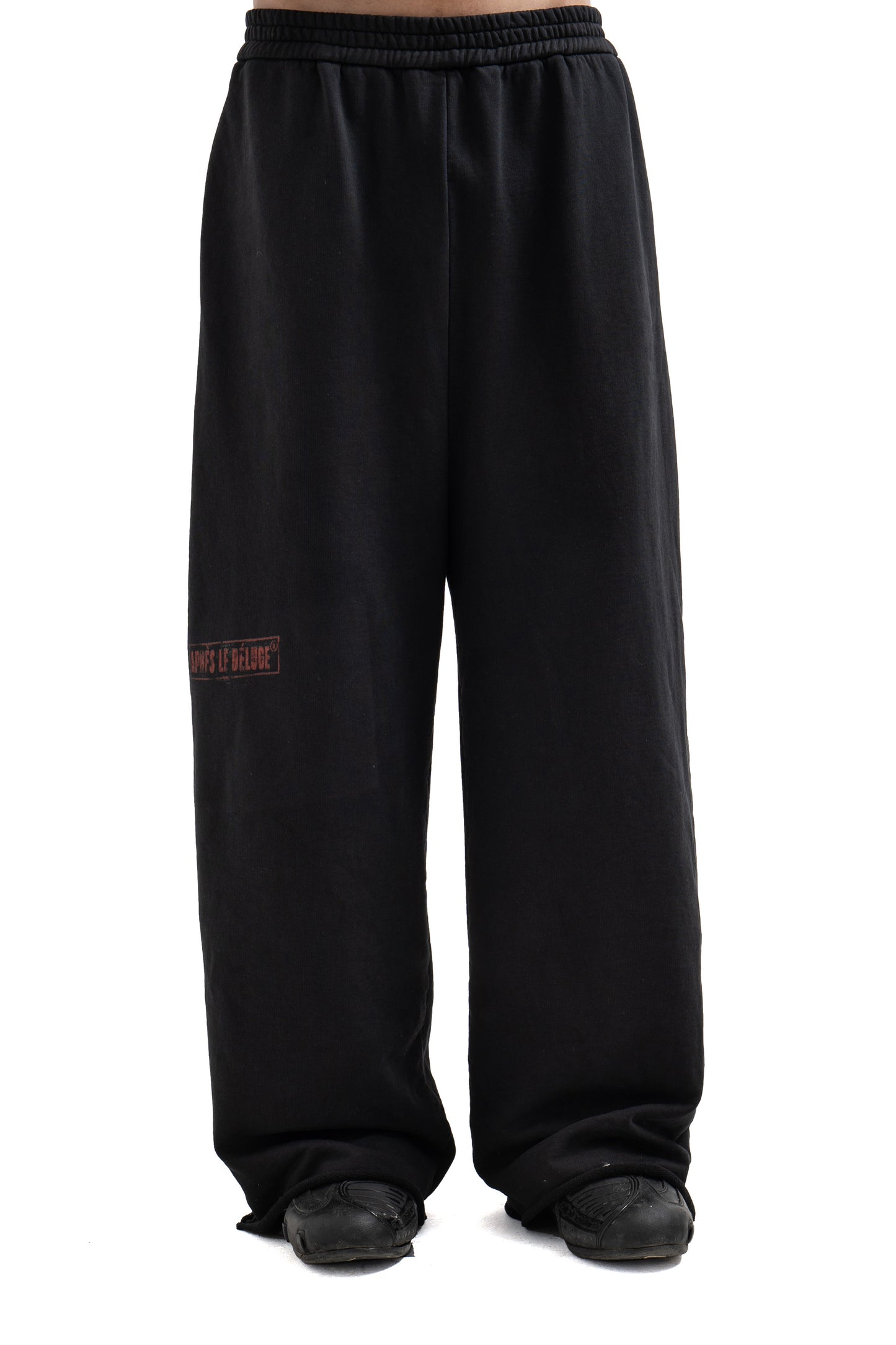 Black Stamp Sweatpants