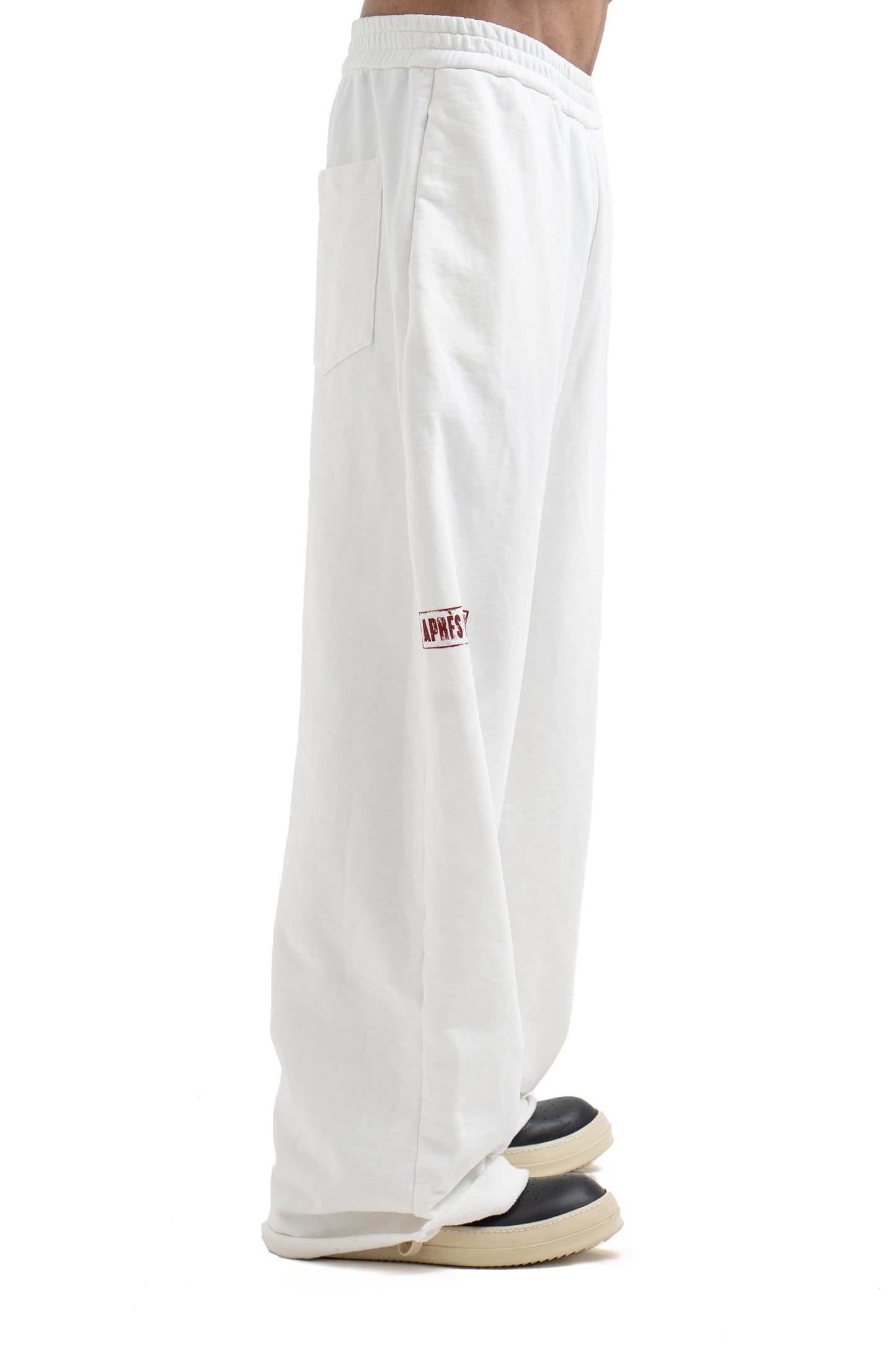 White Stamp Sweatpants