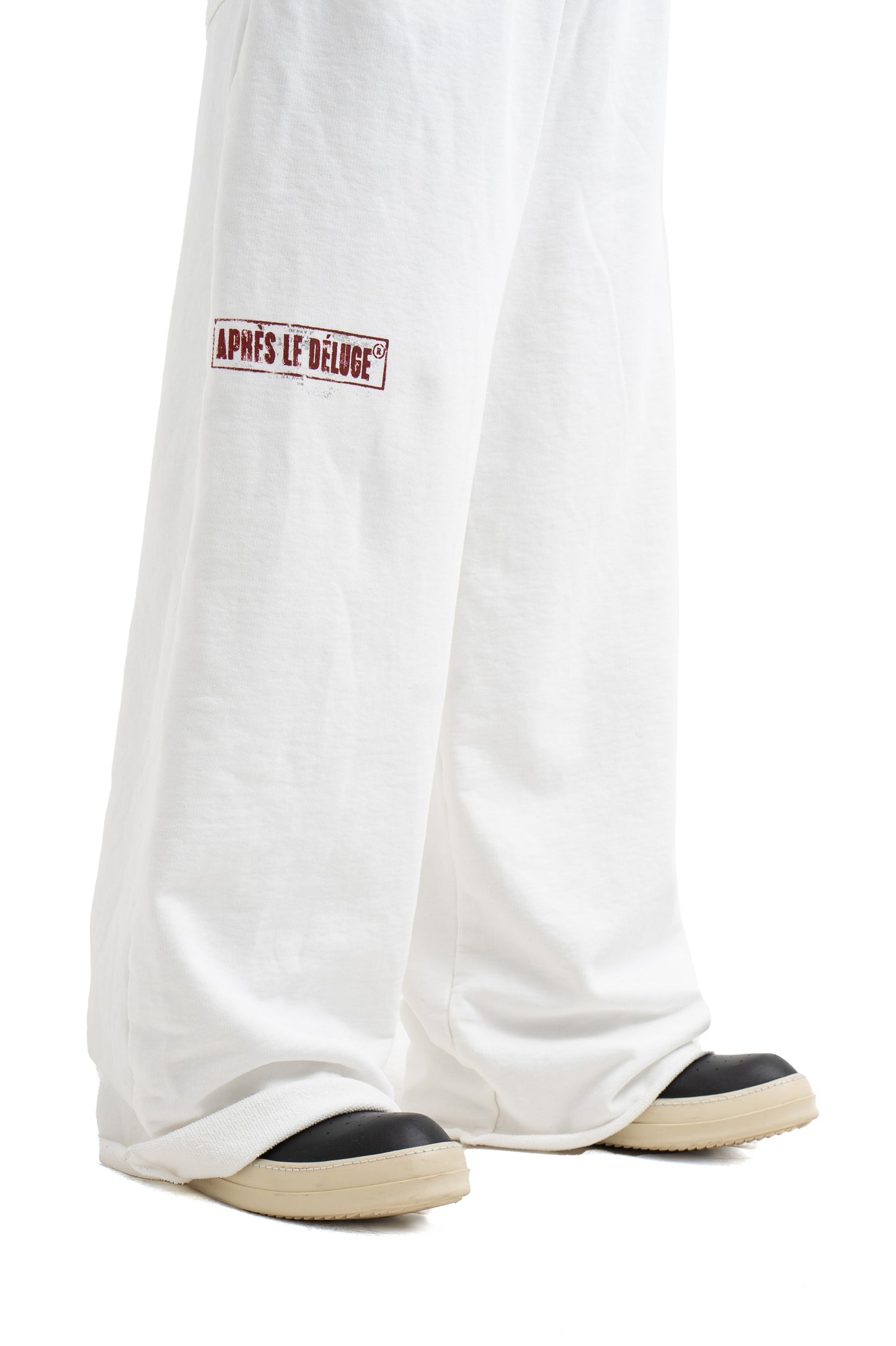 White Stamp Sweatpants