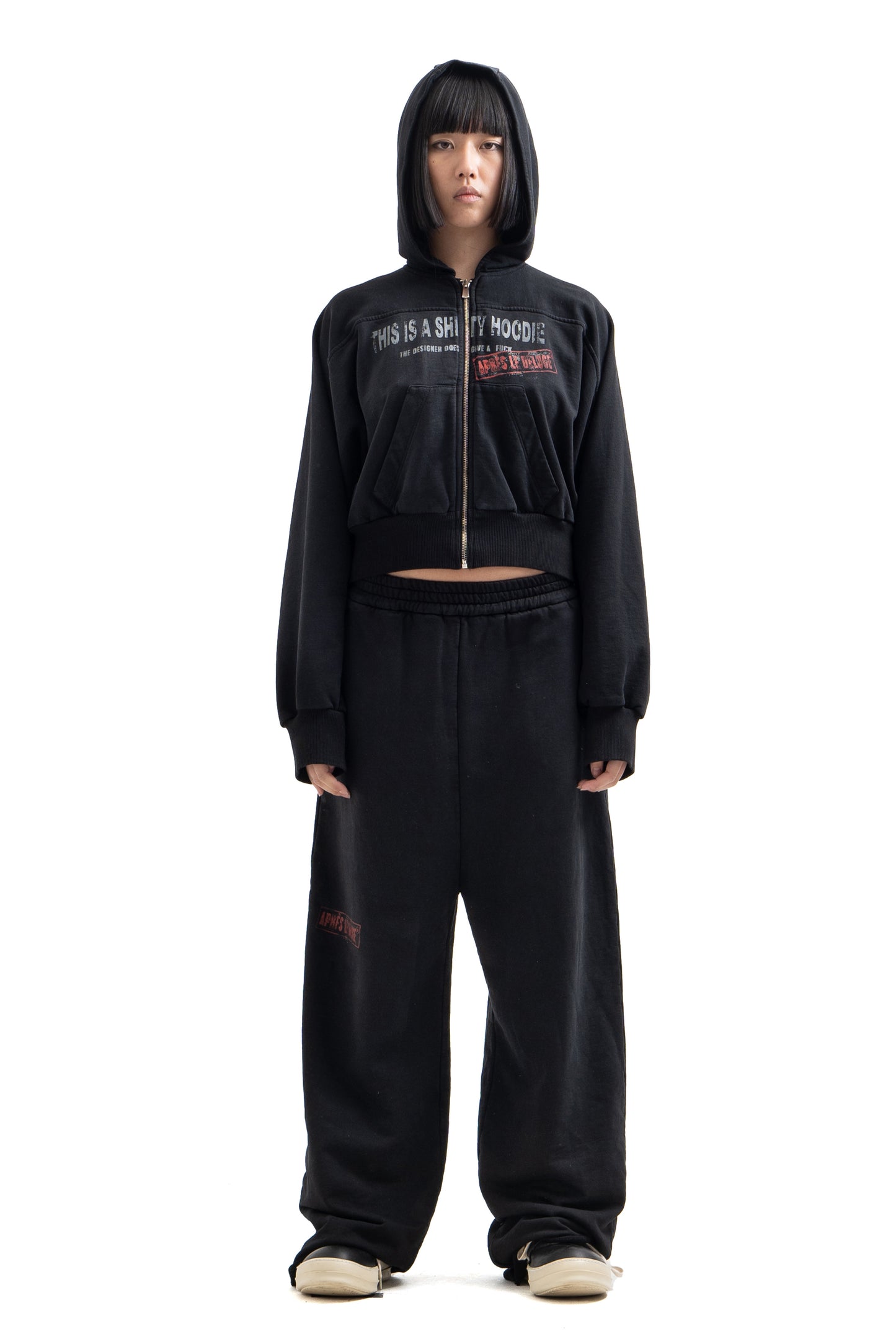 Black Stamp Sweatpants