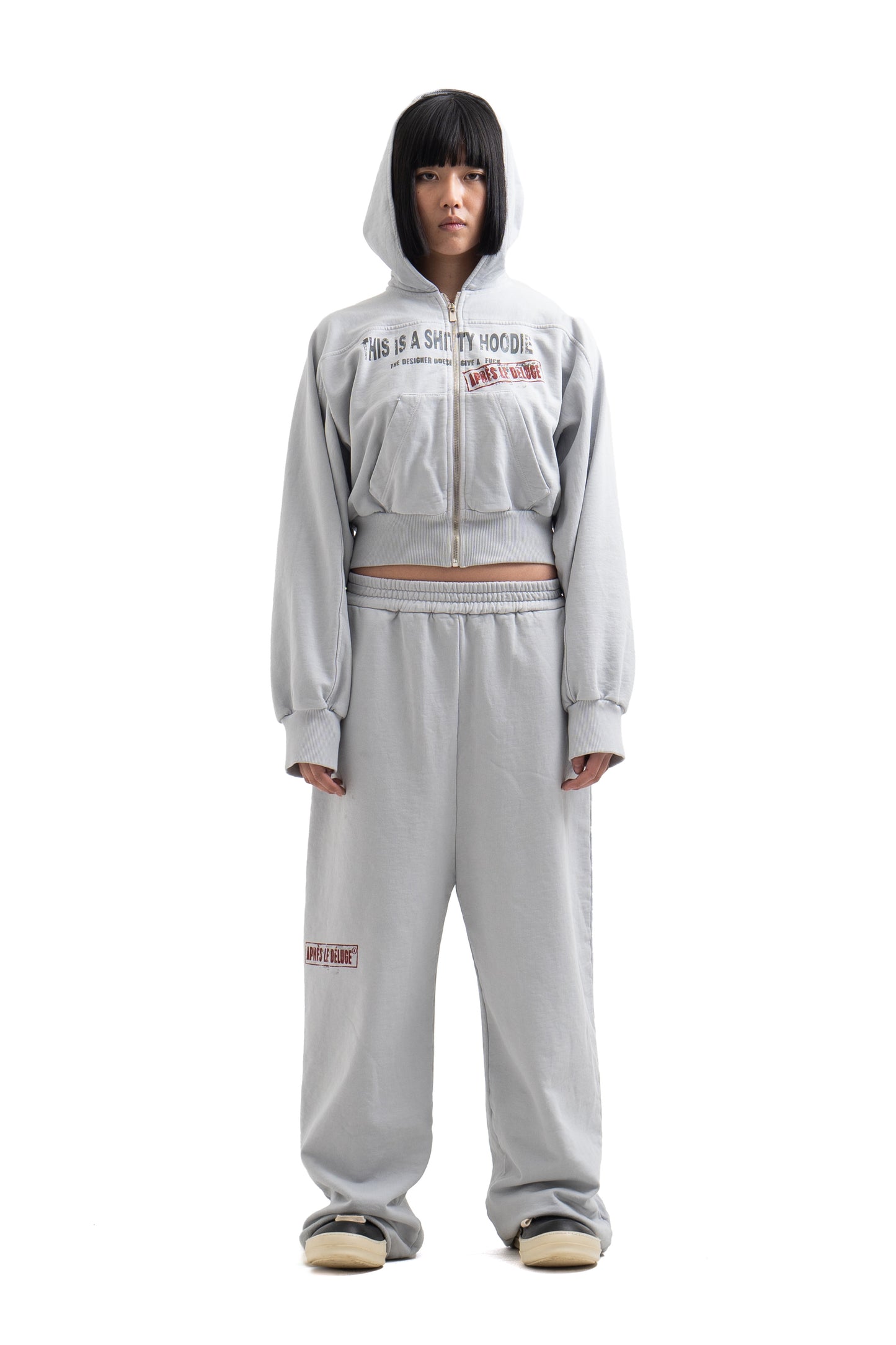 Grey Stamp Sweatpants