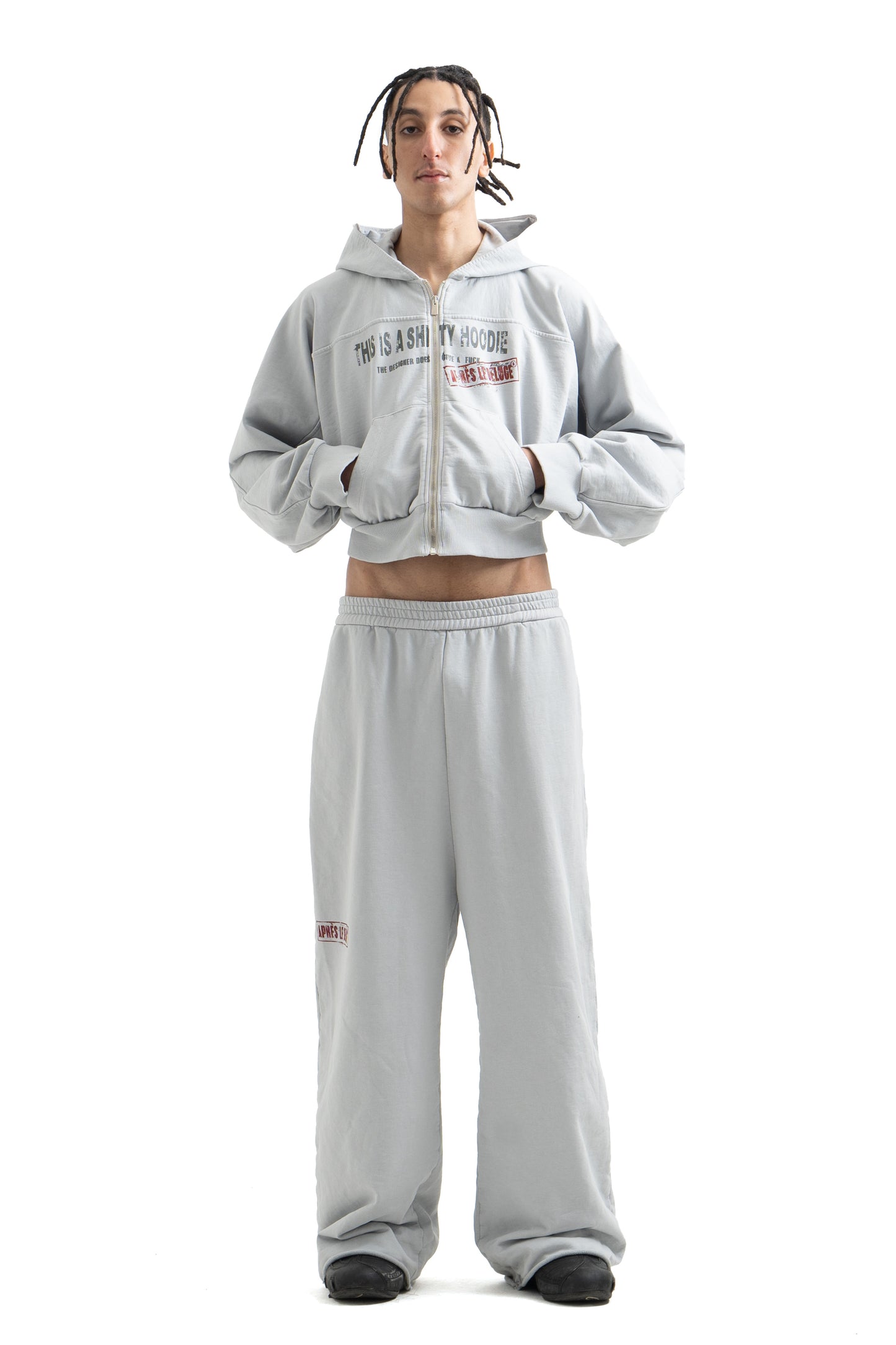 Grey Stamp Sweatpants