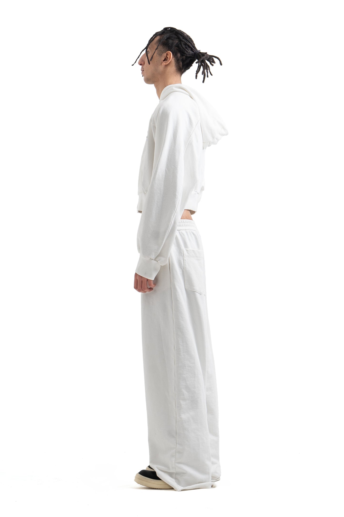 White Stamp Sweatpants