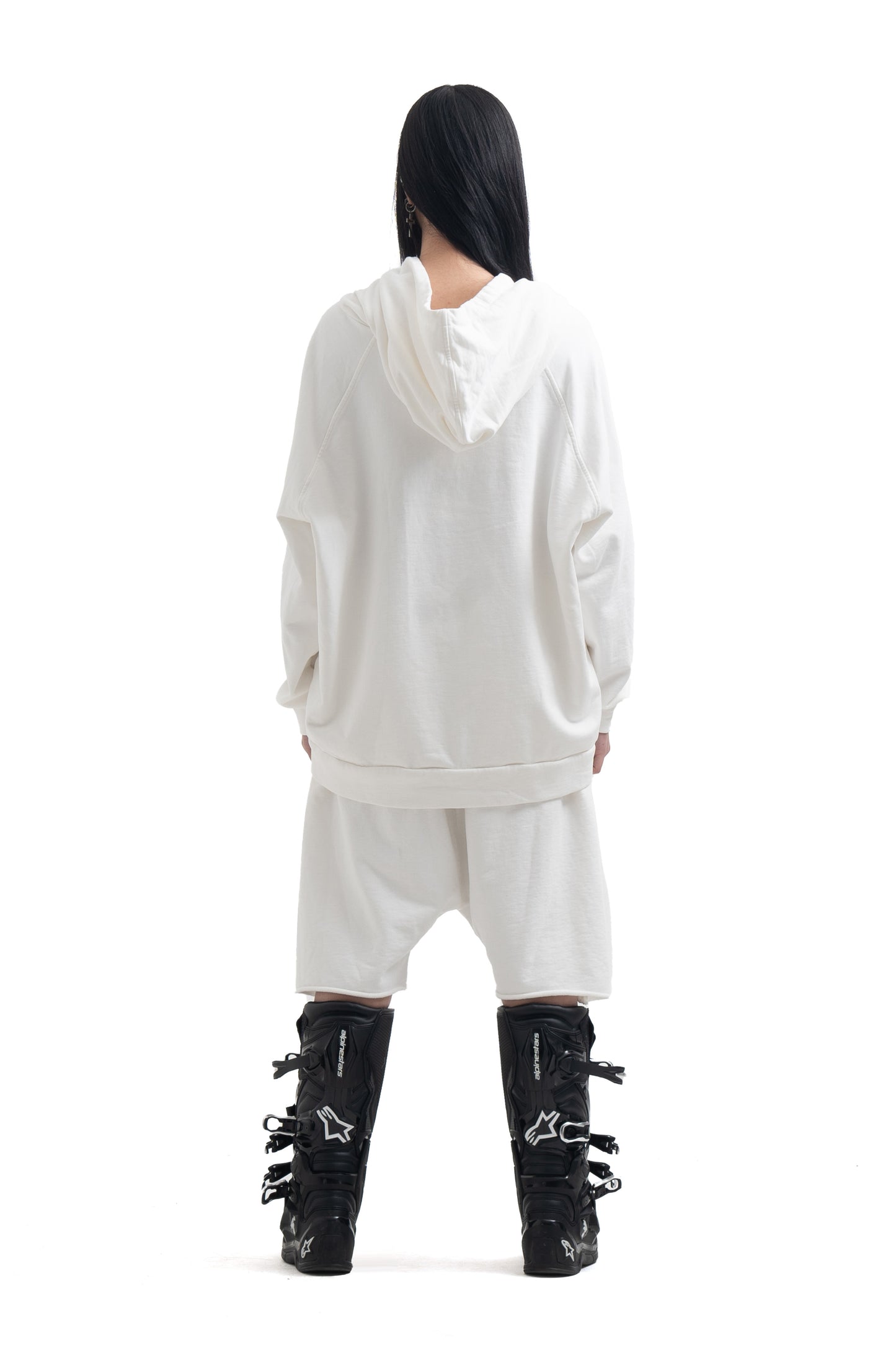 White IDGAF Hoodie