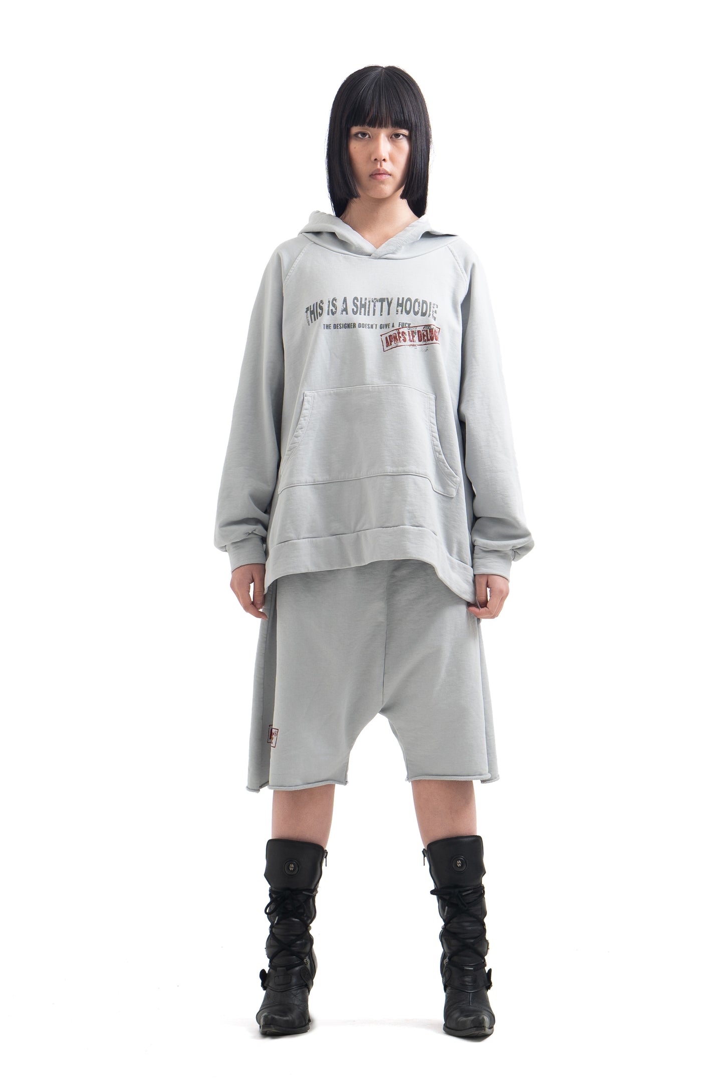 Grey IDGAF Hoodie