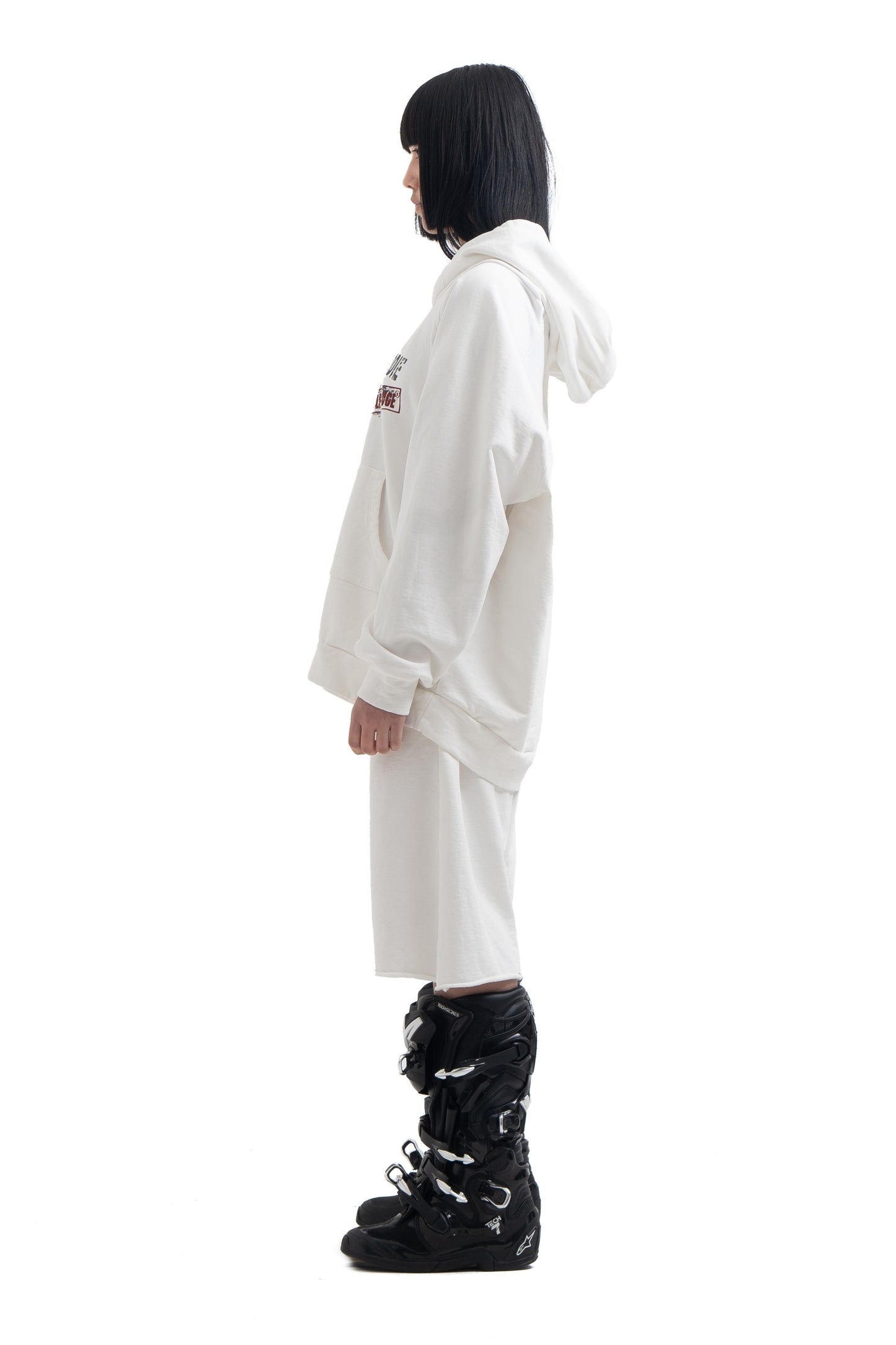 White IDGAF Hoodie
