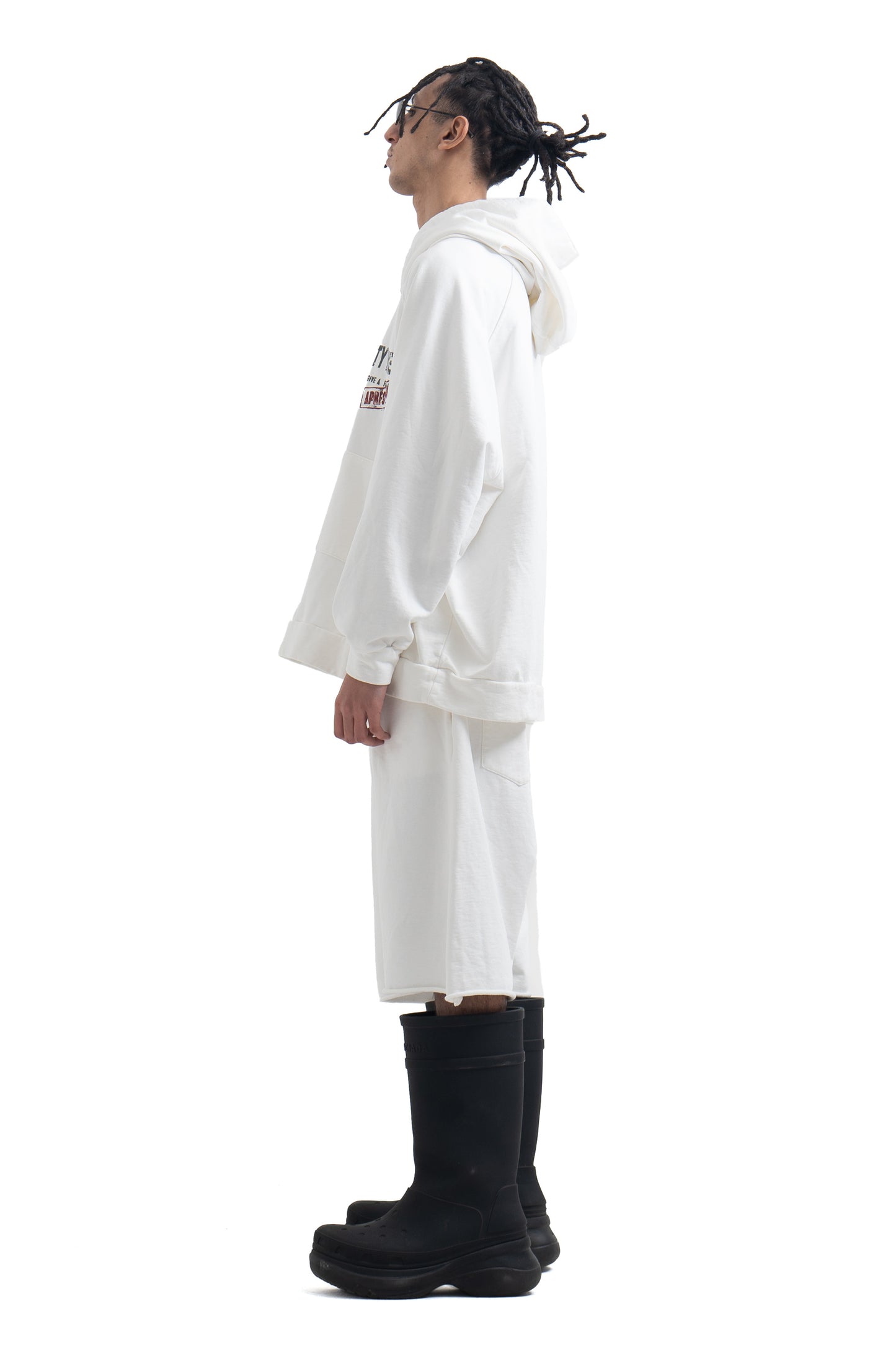 White IDGAF Hoodie