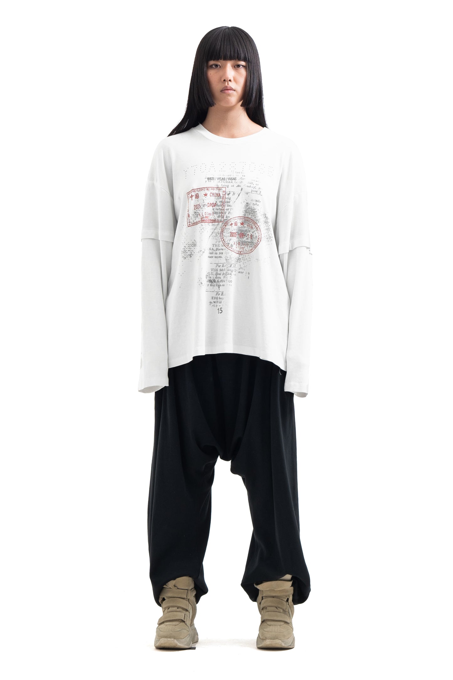 White Passport Longsleeve