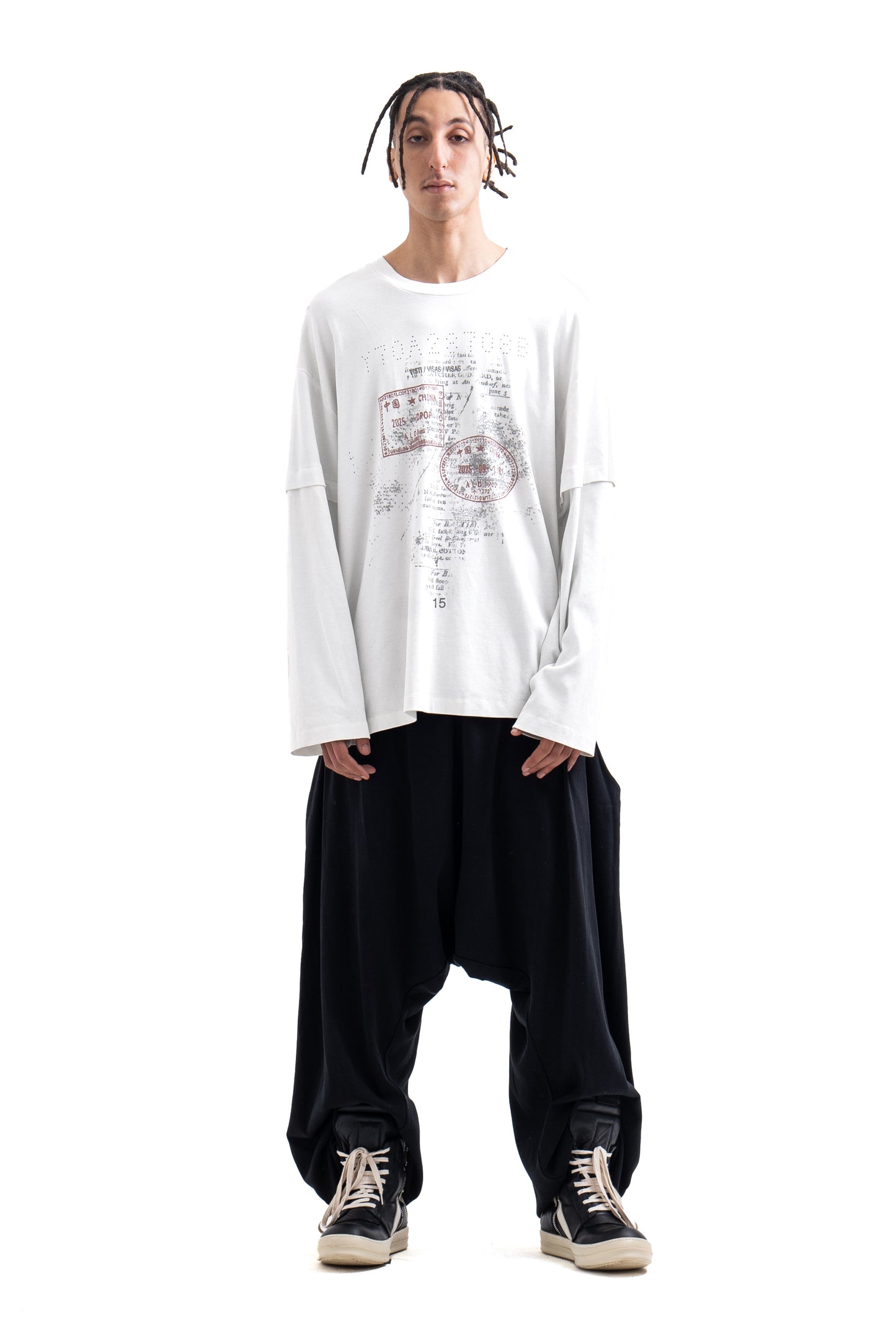 White Passport Longsleeve