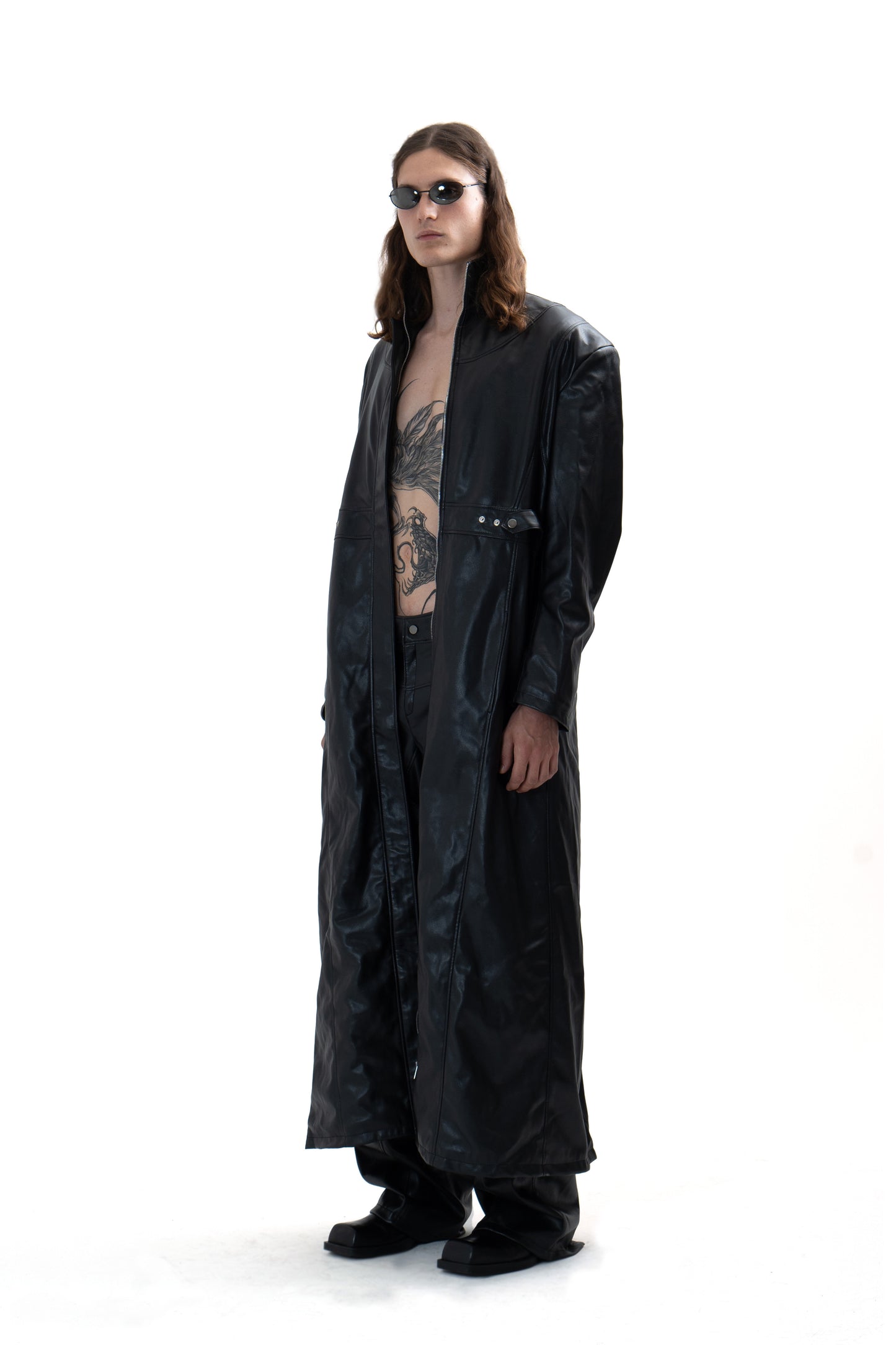 Long biker jacket