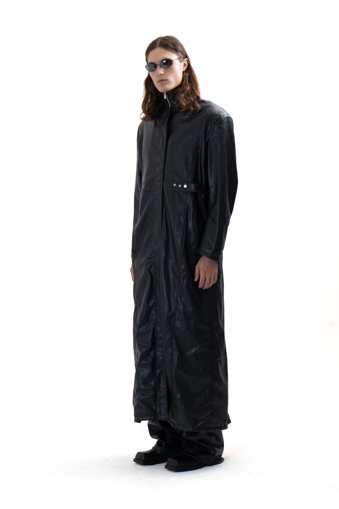Long biker jacket