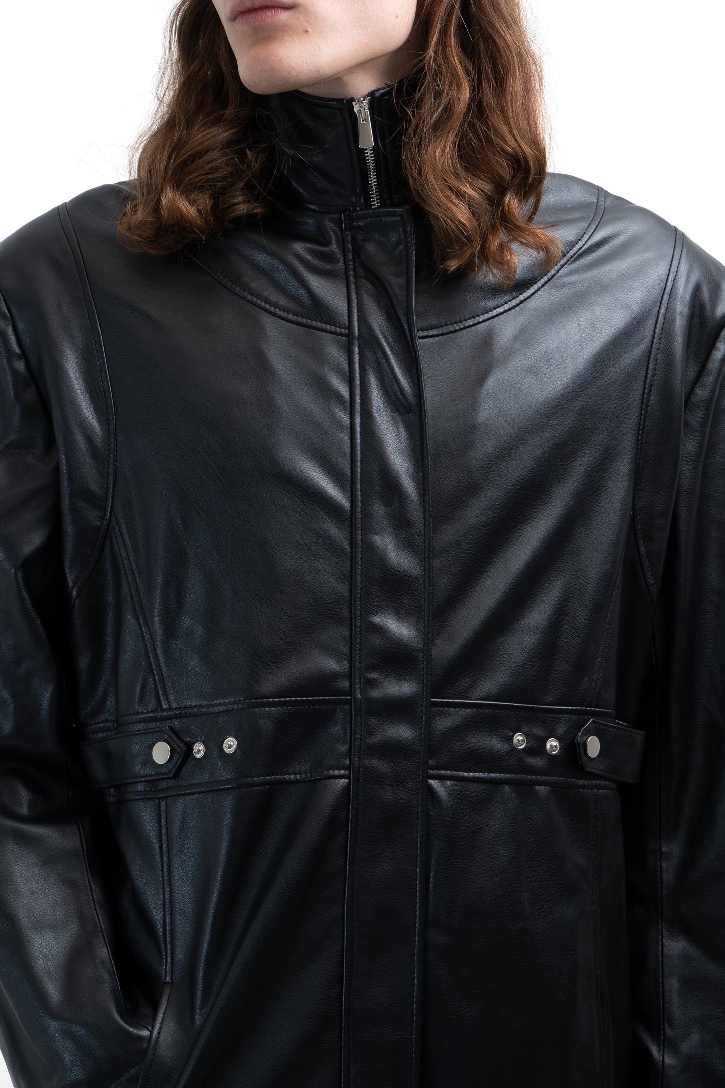 Long biker jacket
