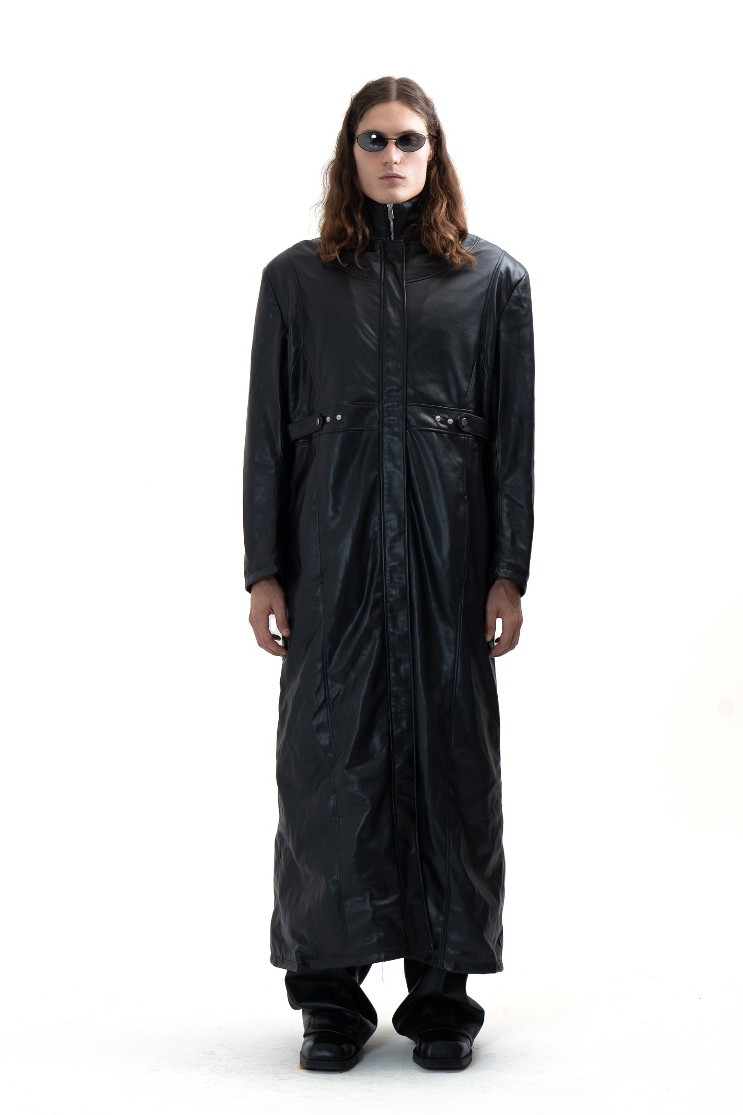 Long biker jacket