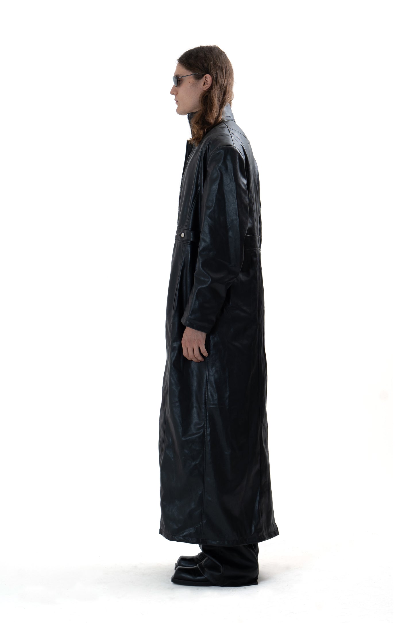 Long biker jacket