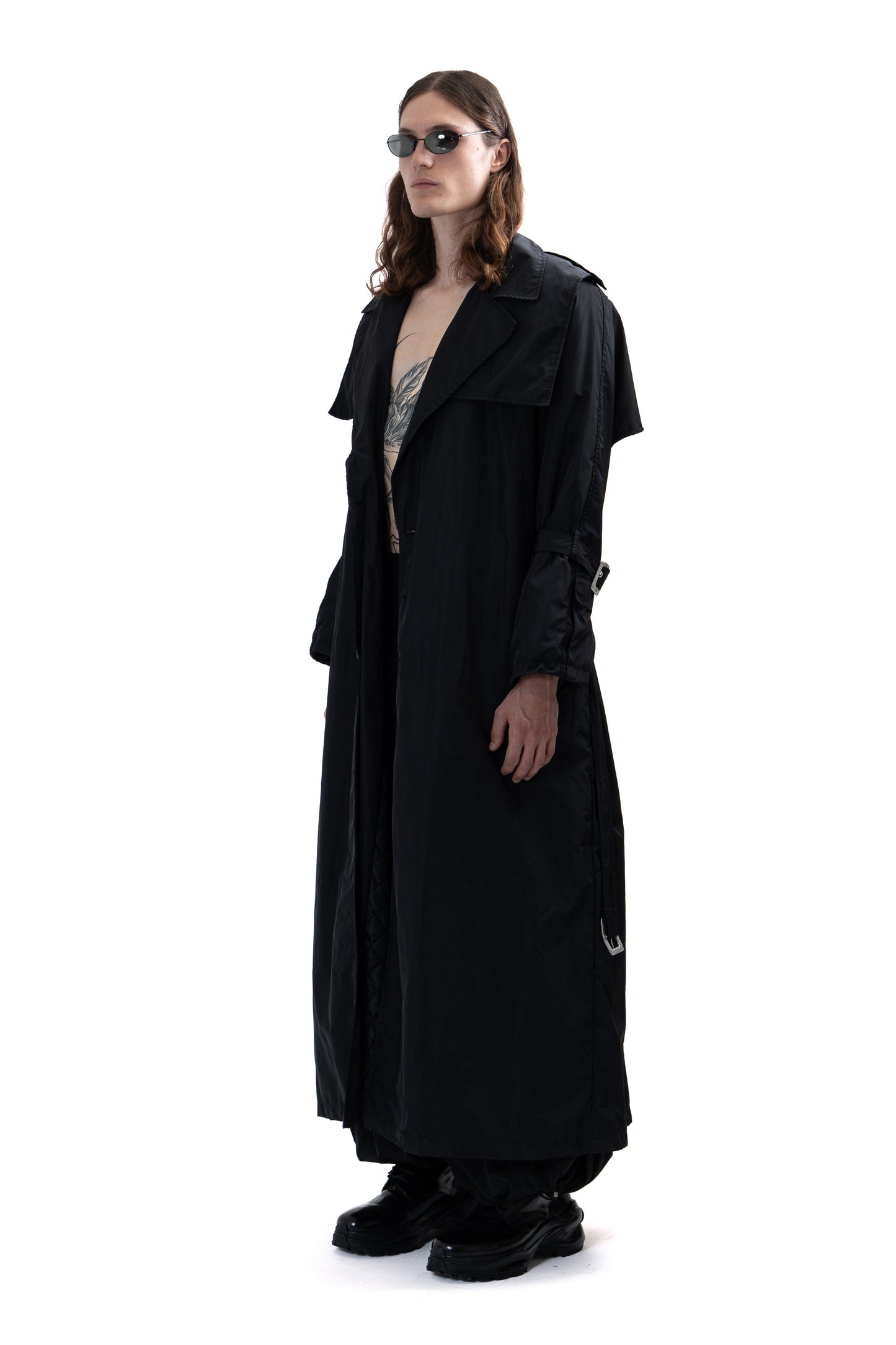 Trench oversize nylon