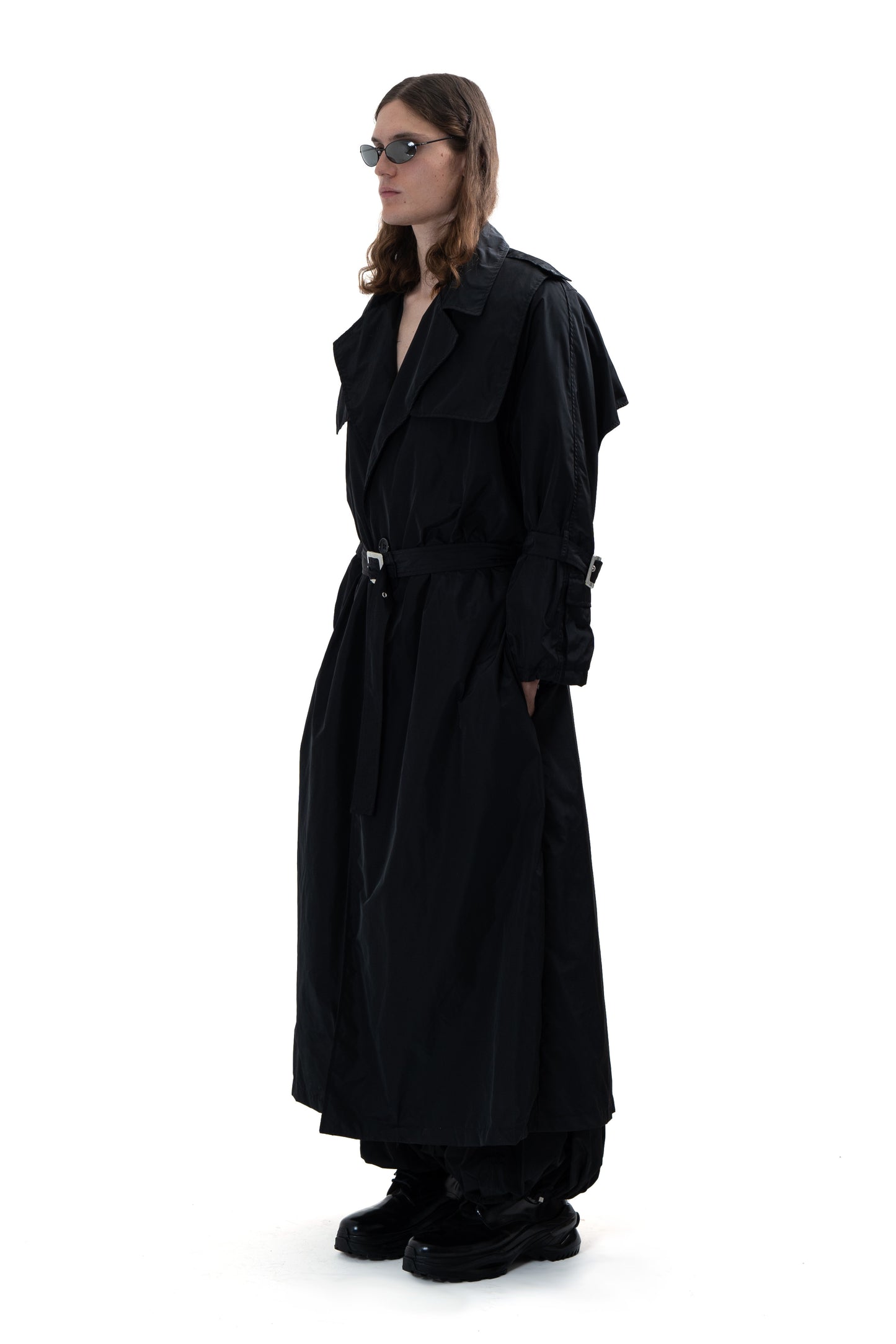 Trench oversize nylon