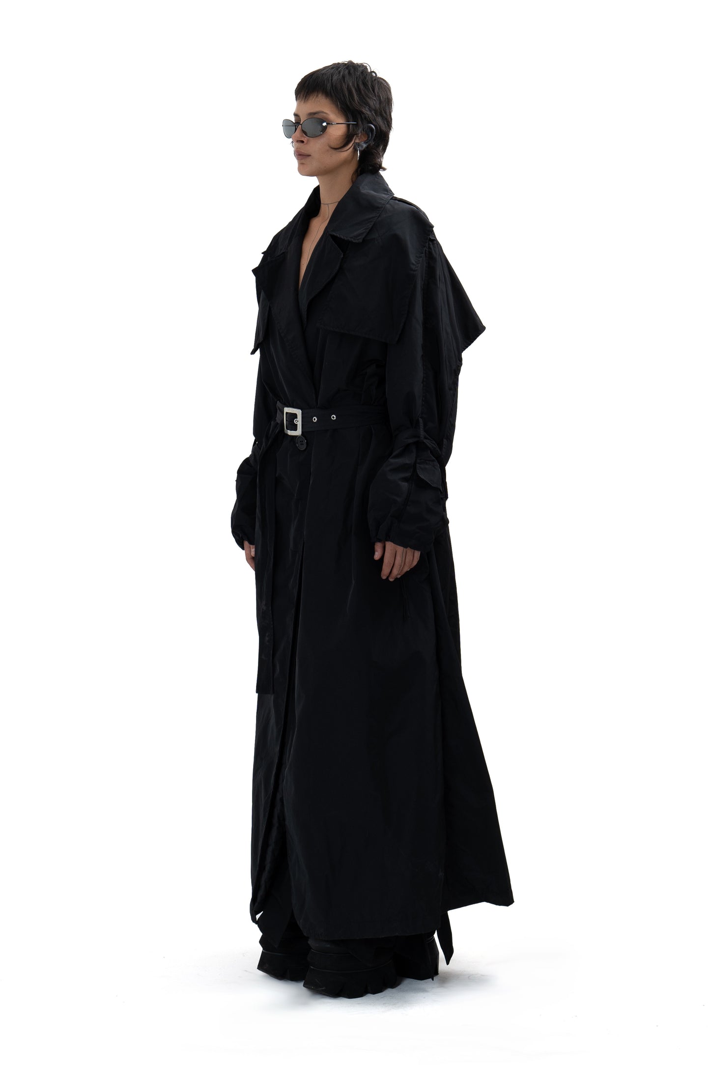 Trench oversize nylon