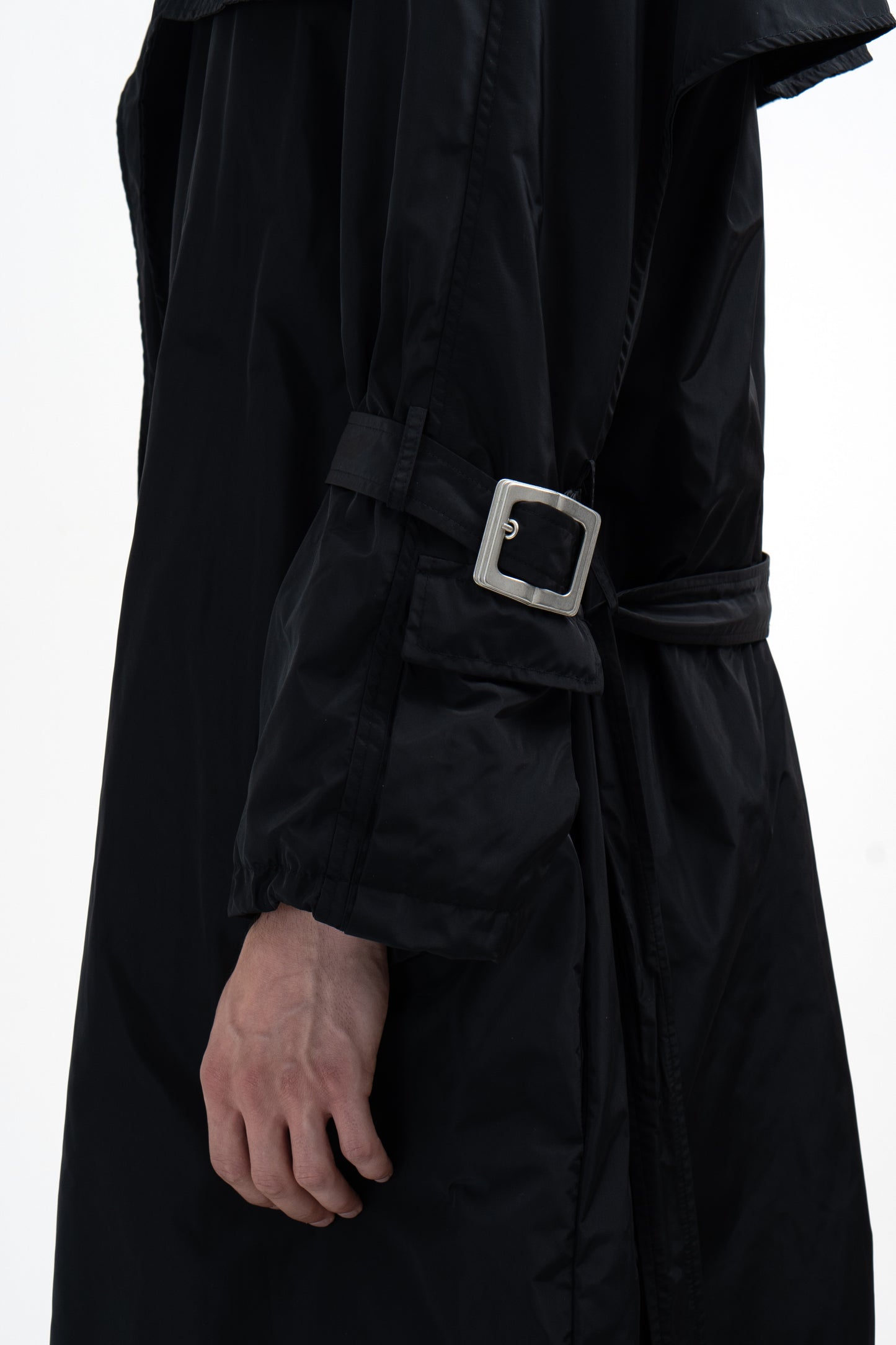Trench oversize nylon