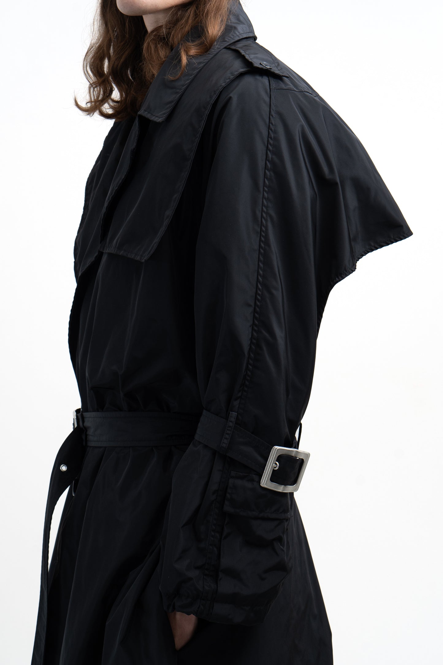 Trench oversize nylon