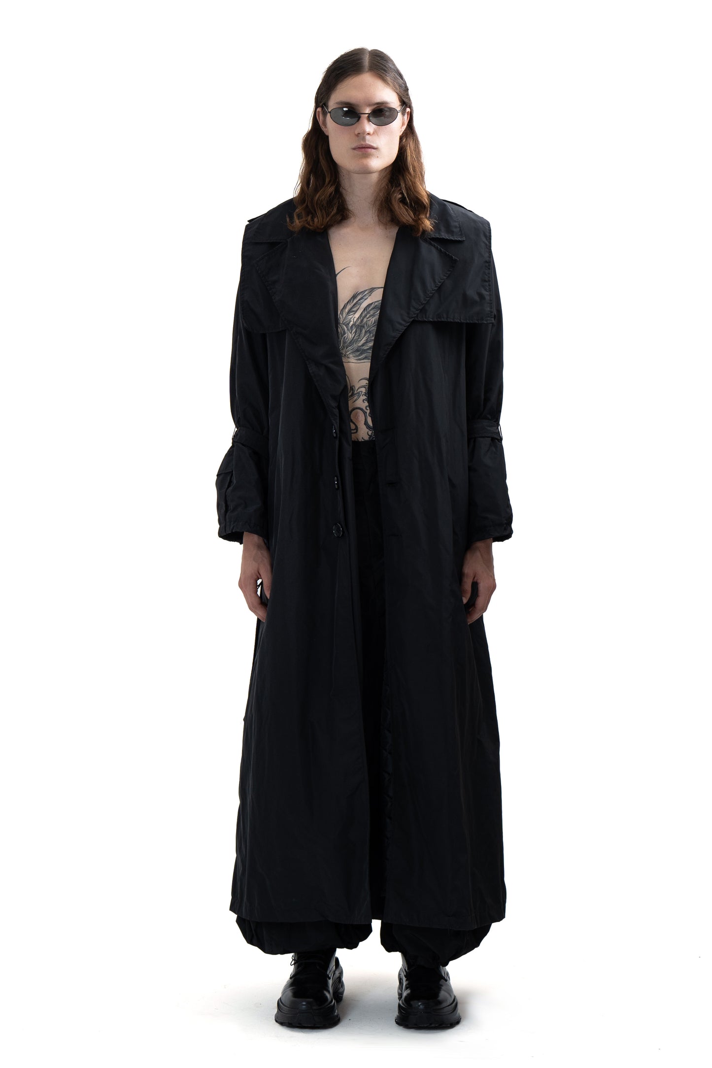 Trench oversize nylon