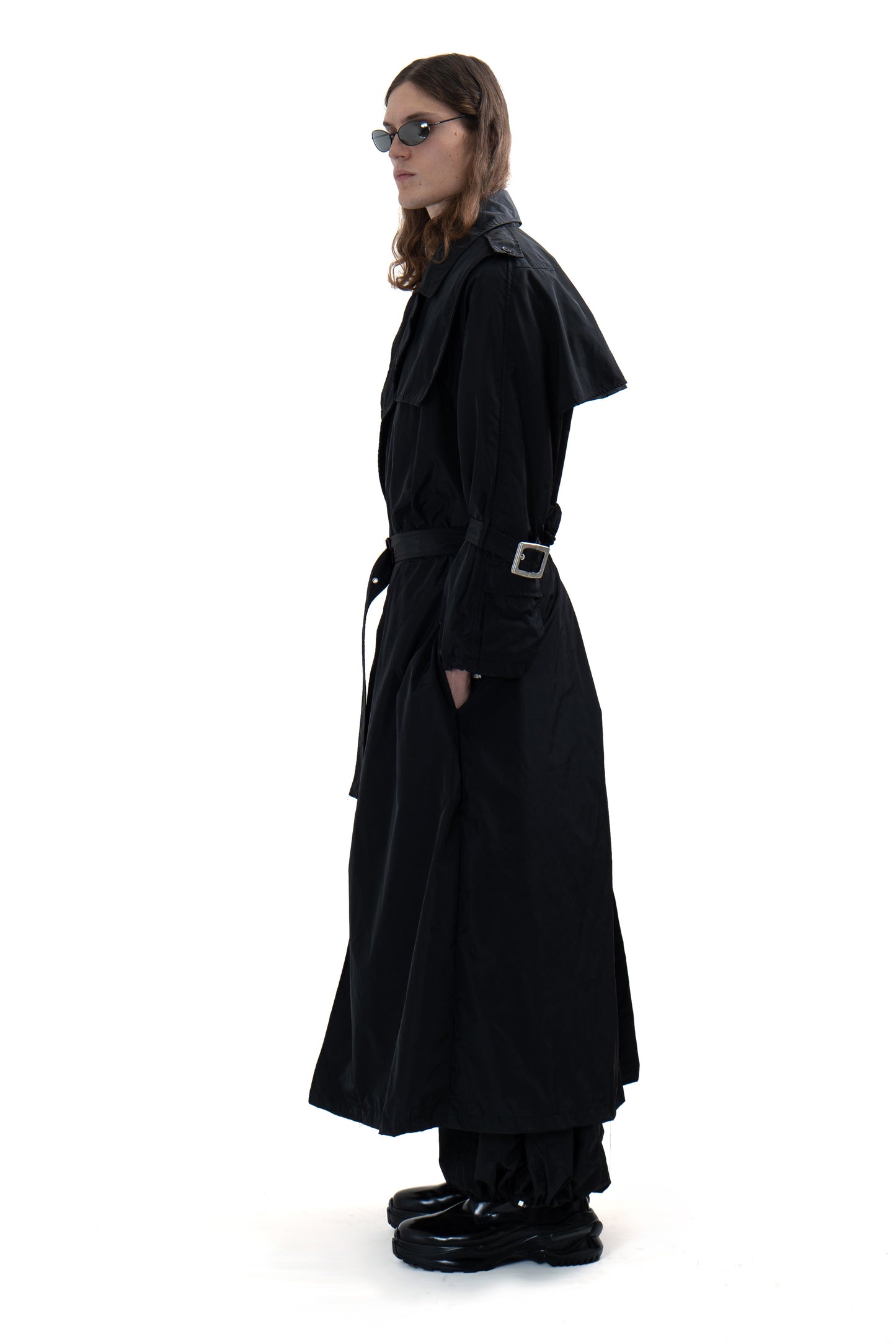 Trench oversize nylon