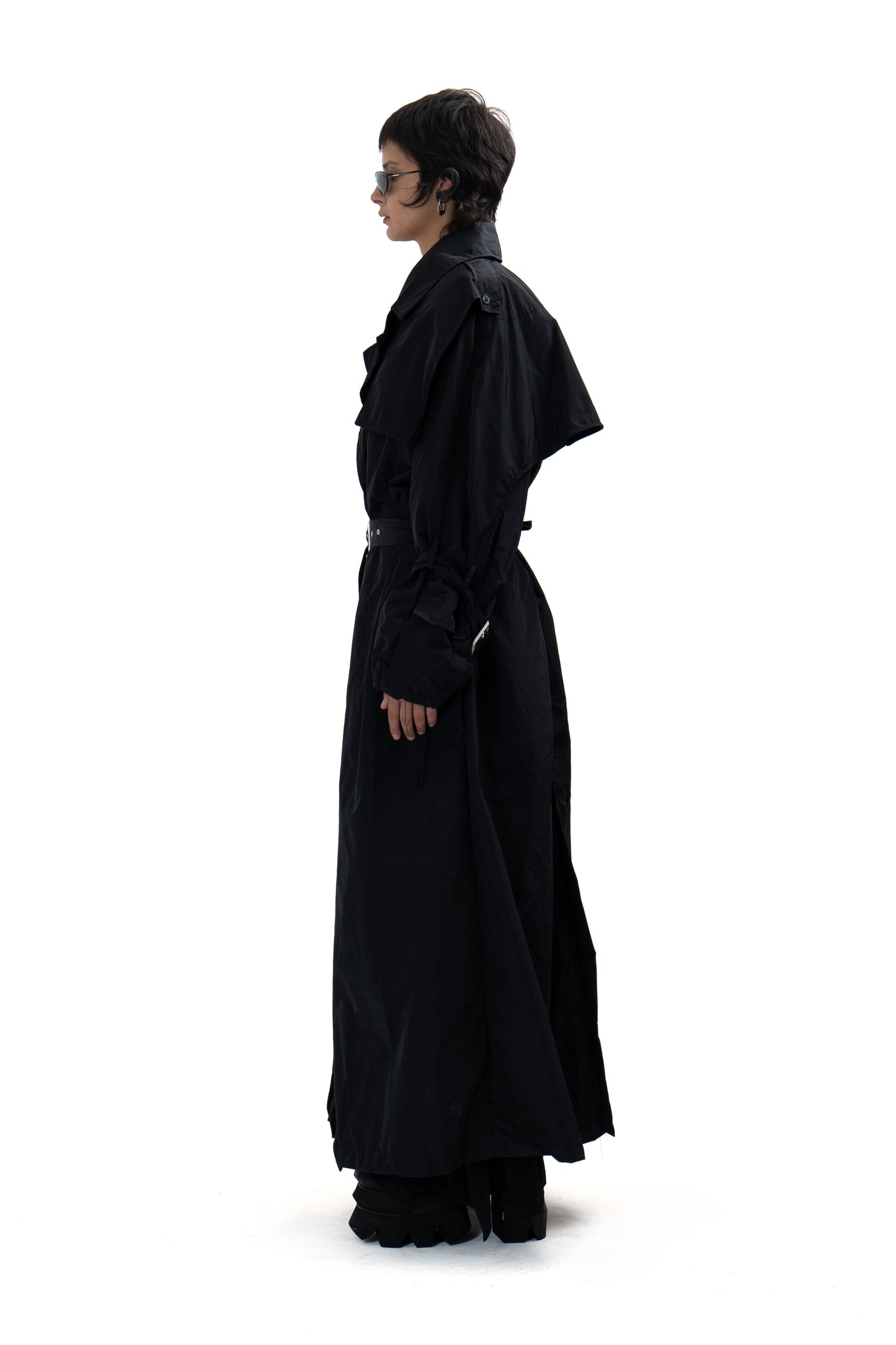 Trench oversize nylon