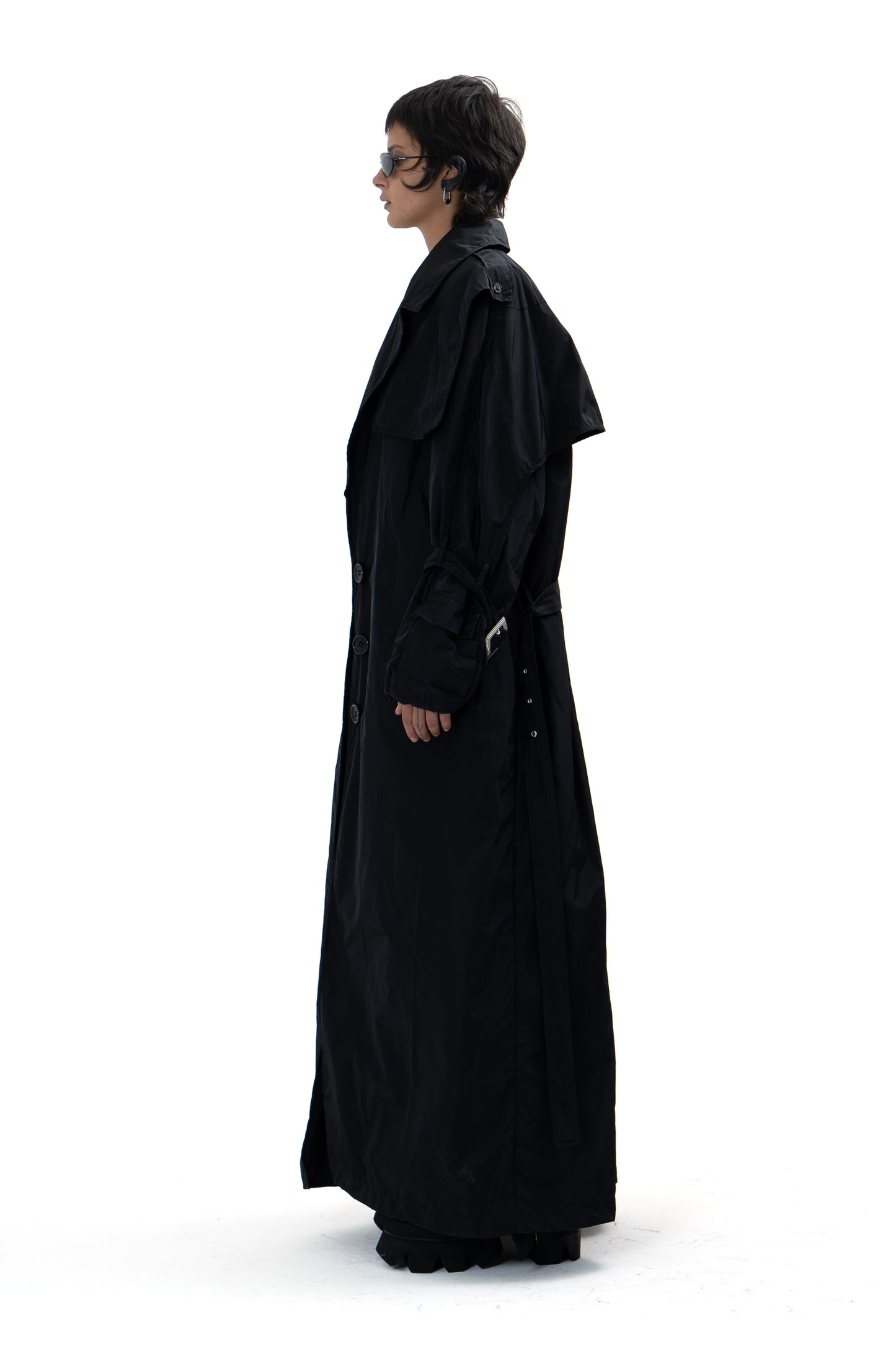 Trench oversize nylon