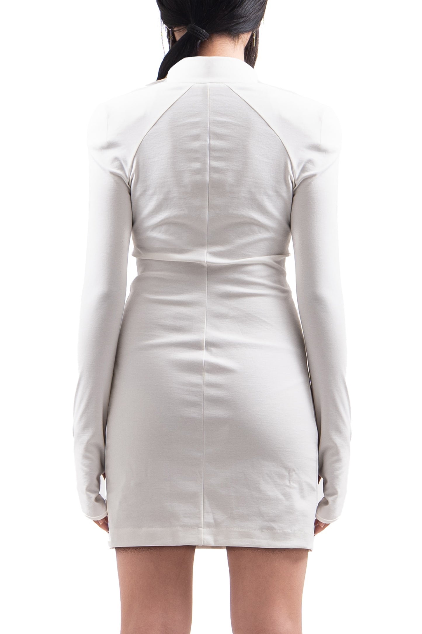 White Long Sleeve Dress