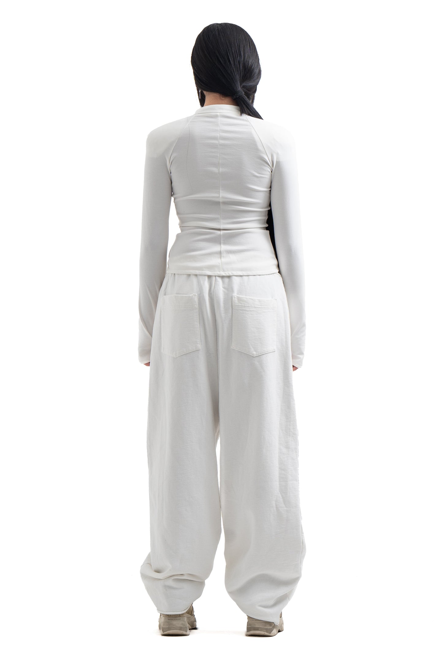 White Long Sleeve Top
