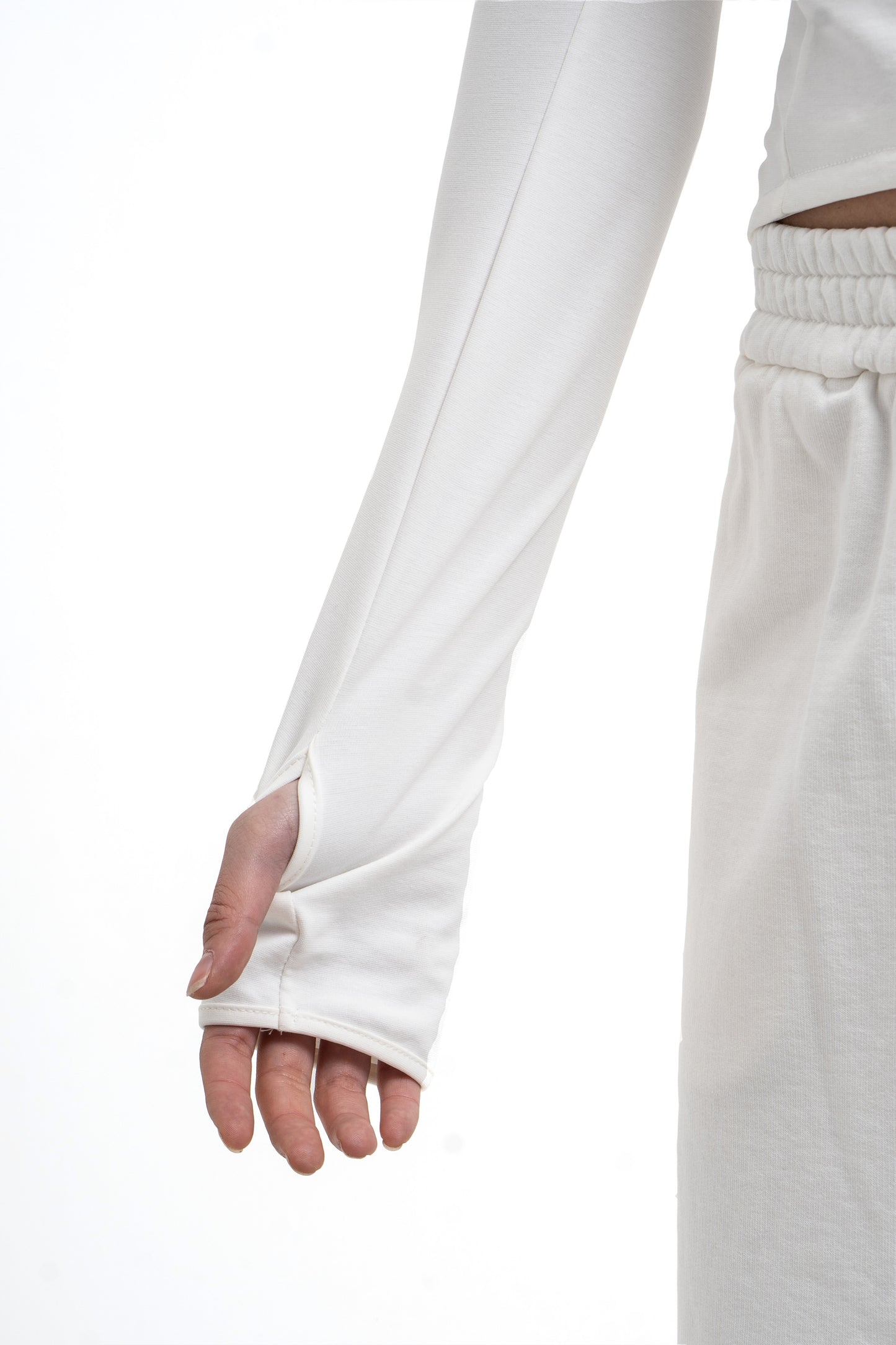White Long Sleeve Top